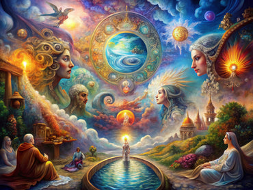 Abstract representation of symbolism in art showcasing dreamlike imagery and emotional depth