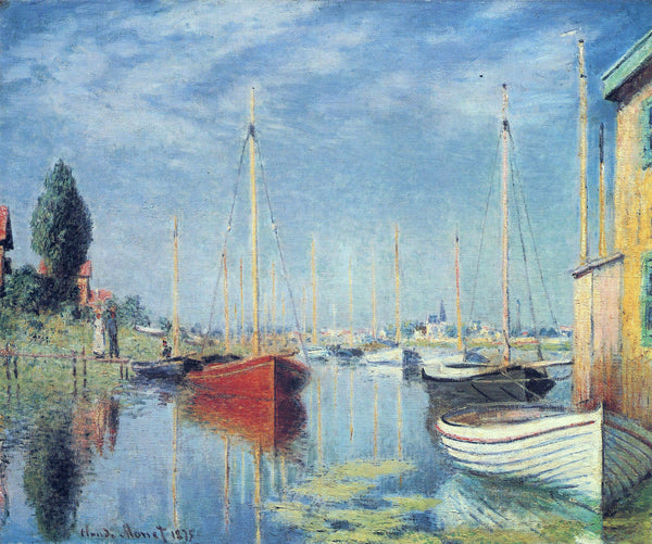 Yachts At Argenteuil.
