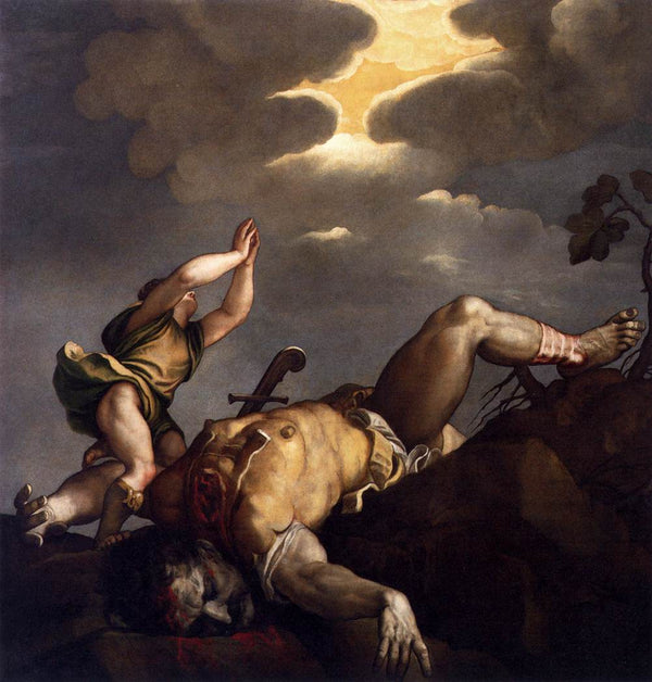 David and Goliath.