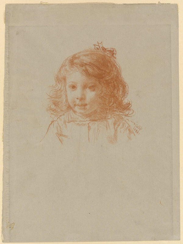 Bust of a Young Girl (recto); Profile of a Young Girl (verso).