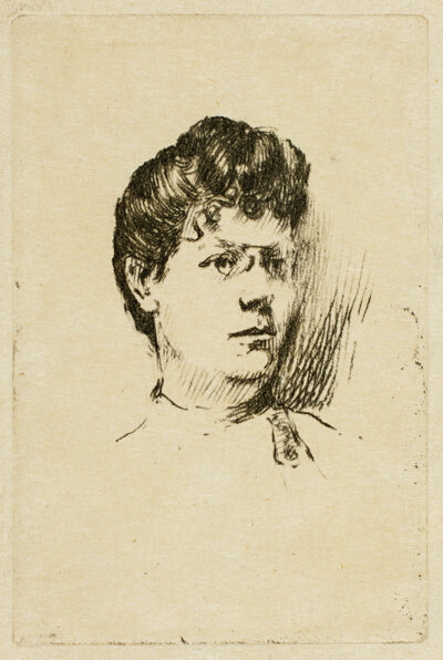 Sketch of a Woman's Head.