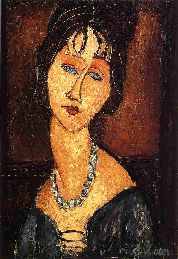 Jeanne Hebuterne with Necklace.