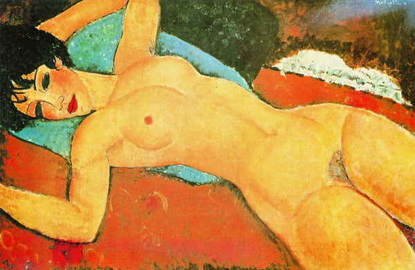 Sleeping Nude with Arms Open (Red Nude).