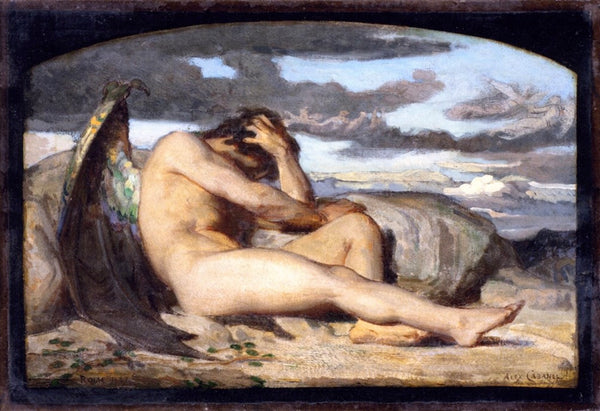 Study for 'Fallen Angel'.