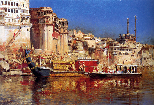The Barge Of The Maharaja Of Benares.
