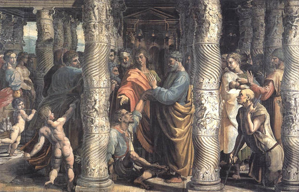 The Healing of the Lame Man (cartoon for the Sistine Chapel).