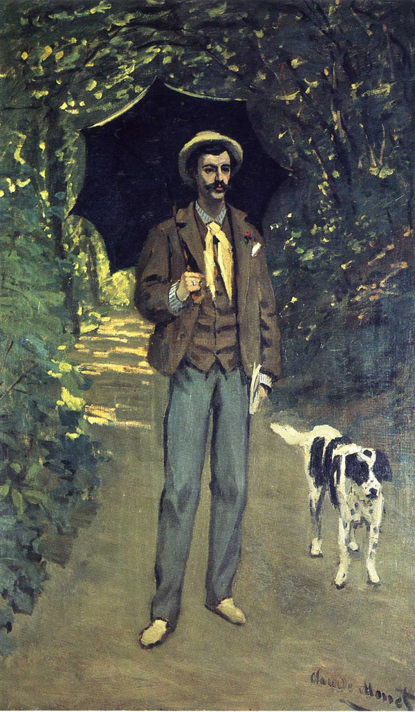 Victor Jacquemont Holding a Parasol.