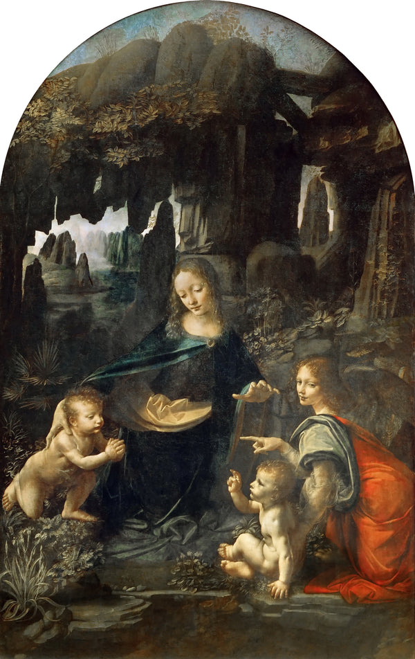 The Virgin of the Rocks.