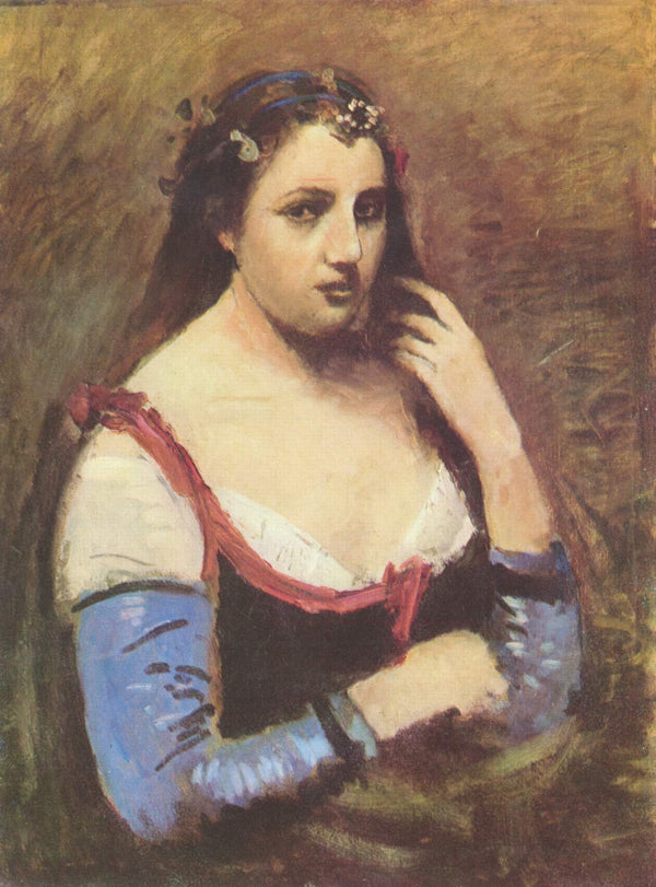 Woman with Daisies.